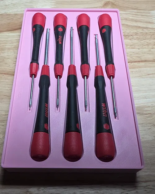 Khay 3D Gridfinity cho bộ tuốc nơ vít Wiha 26393 Picofinish - Image 2