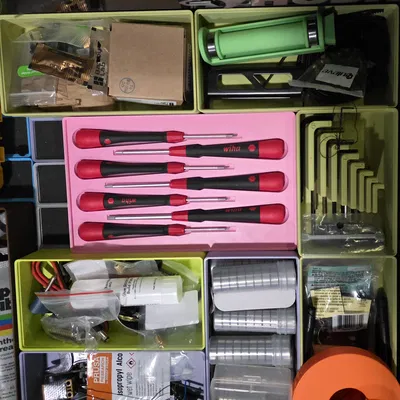 Khay 3D Gridfinity cho bộ tuốc nơ vít Wiha 26393 Picofinish