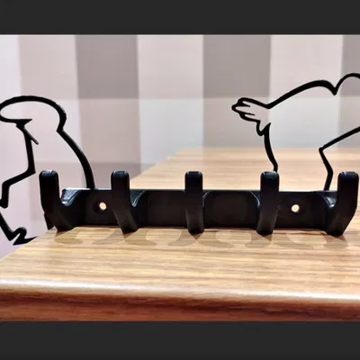 Móc treo tường hình nhân vật La Linea 2