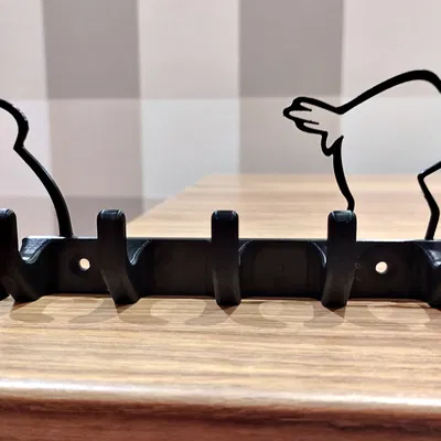 Móc treo tường hình nhân vật La Linea 2