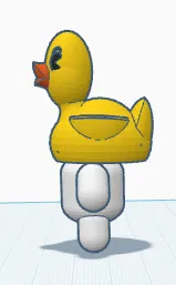 Mô hình 3D Duck Man - Nhân vật vịt siêu hài hước và độc lạ - Image 2