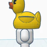 Mô hình 3D Duck Man - Nhân vật vịt siêu hài hước và độc lạ