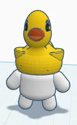 Mô hình 3D Duck Man - Nhân vật vịt siêu hài hước và độc lạ - Image 3