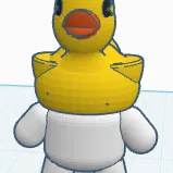 Mô hình 3D Duck Man - Nhân vật vịt siêu hài hước và độc lạ