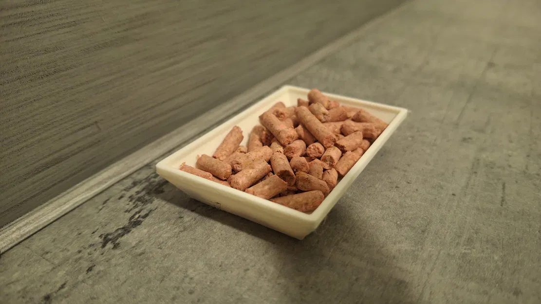 Mẫu khay đựng thức ăn 3D nhỏ gọn cho chuột cảnh và vật dụng cá nhân - Image 1