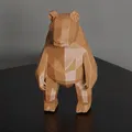 Mô hình tượng gấu Low-Poly - Thumbnail 1