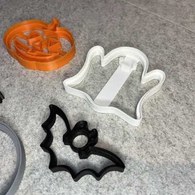 Bộ khuôn cắt bánh quy chủ đề Halloween ấn tượng cho máy in 3D