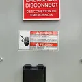 Bảng nhãn ngắt khẩn cấp (Emergency Disconnect plaque) - Thumbnail 1
