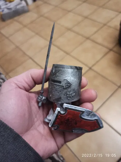 Mô hình hiệp sĩ Templar phong cách Funko Pop cực chất để in 3D - Image 1