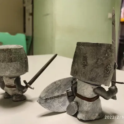 Mô hình hiệp sĩ Templar phong cách Funko Pop cực chất để in 3D