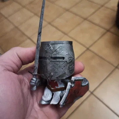 Mô hình hiệp sĩ Templar phong cách Funko Pop cực chất để in 3D