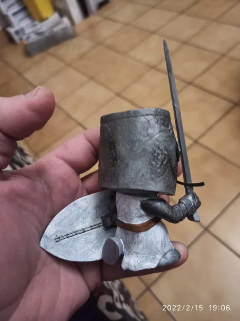 Mô hình hiệp sĩ Templar phong cách Funko Pop cực chất để in 3D - Image 5