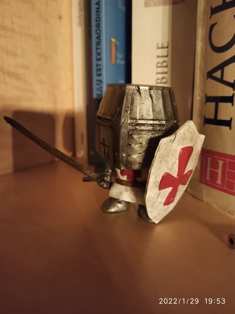 Mô hình hiệp sĩ Templar phong cách Funko Pop in 3D - Image 2