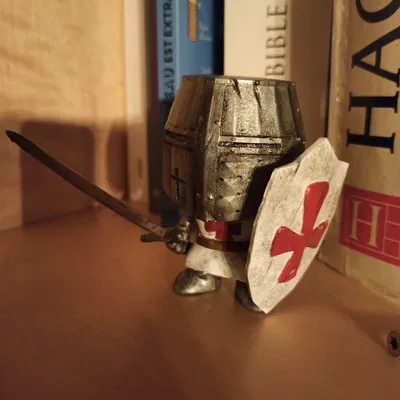 Mô hình hiệp sĩ Templar phong cách Funko Pop in 3D