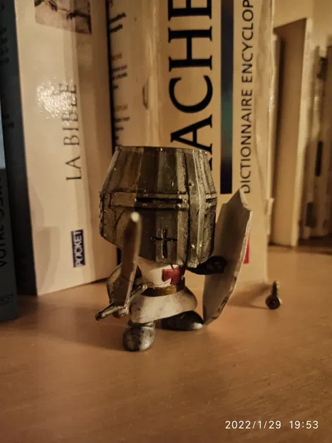 Mô hình hiệp sĩ Templar phong cách Funko Pop in 3D - Image 3