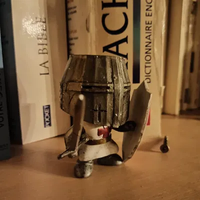 Mô hình hiệp sĩ Templar phong cách Funko Pop in 3D