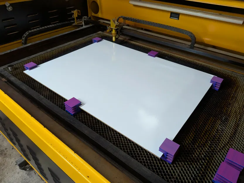 Đế giữ nam châm cho máy cắt laser (vật liệu 1mm-7mm, dùng nam châm 25x5mm) - Image 2