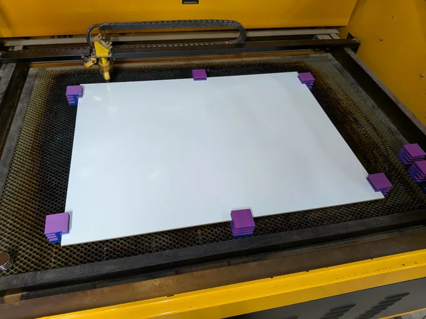 Đế giữ nam châm cho máy cắt laser (vật liệu 1mm-7mm, dùng nam châm 25x5mm) - Image 3