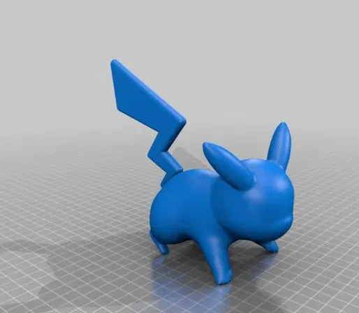 Mô hình 3D Pikachu dễ thương dành cho người hâm mộ Pokemon - Image 1