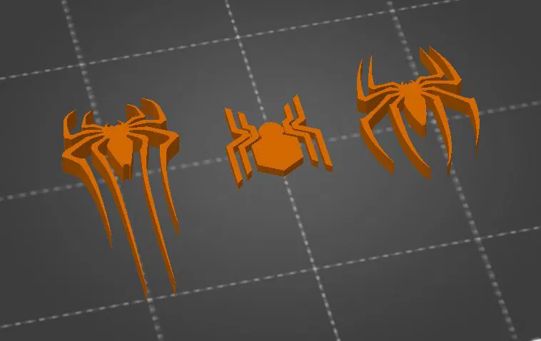 Bộ sưu tập các logo Spiderman biểu tượng (File in 3D) - Image 1
