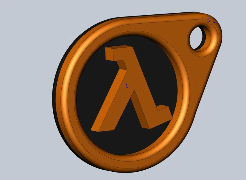 Móc khóa biểu tượng Half-Life: Phụ kiện game thủ chất lượng cao - Image 4