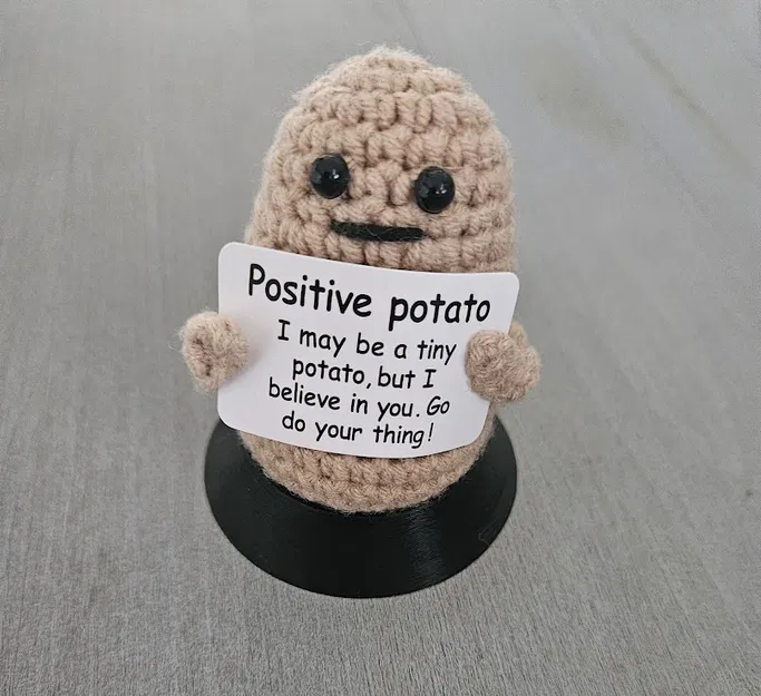 Chân đế trưng bày 3D cho mô hình Positive Potato - Image 1