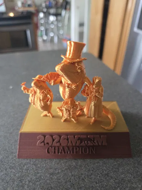 Cúp lưu niệm March Mammal Madness 2026 (MMM Trophy) in 3D - Image 2