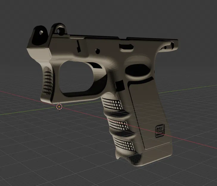 AAP01 G17 lower - Khung súng kiểu dáng Glock 17 cho AAP01/C - Image 1