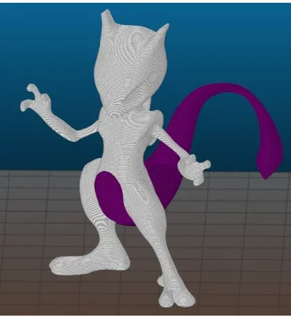 Mô hình in 3D nhân vật huyền thoại Mewtwo cực chi tiết - Image 1