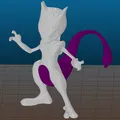 Mô hình in 3D nhân vật huyền thoại Mewtwo cực chi tiết - Thumbnail 3