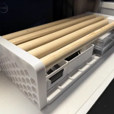 Kệ Modular để đồ tích hợp hệ thống Gridfinity cực gọn gàng