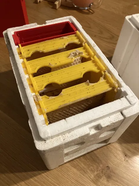 Máng ăn cho thùng nuôi ong mini (Mini-nuc bee hive feeder) - Image 1