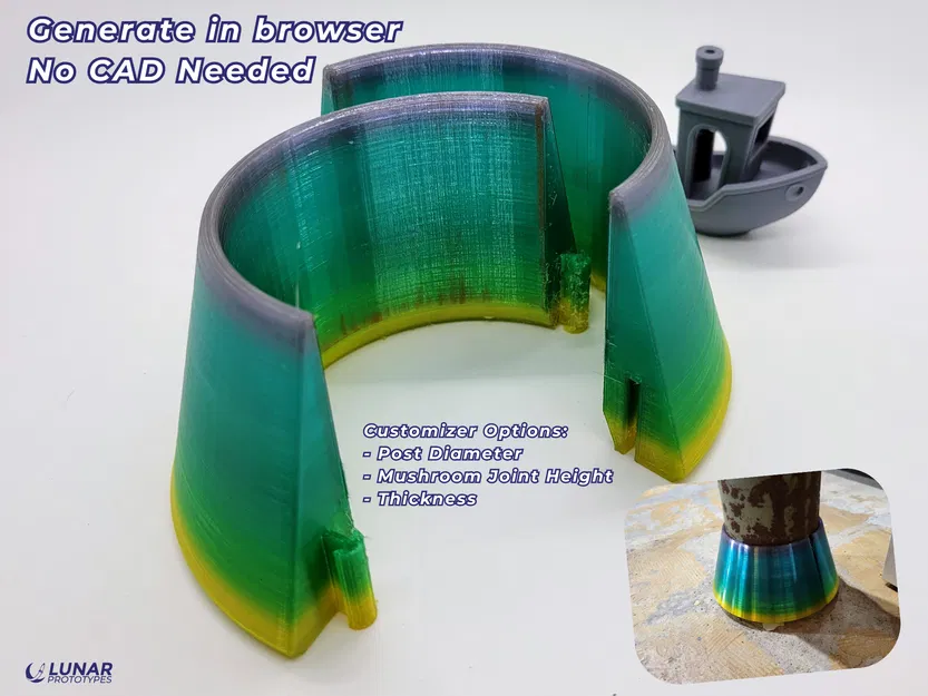 Đệm Bảo Vệ Cột Trụ Thép (Steel Support Post Buffer) - Image 1