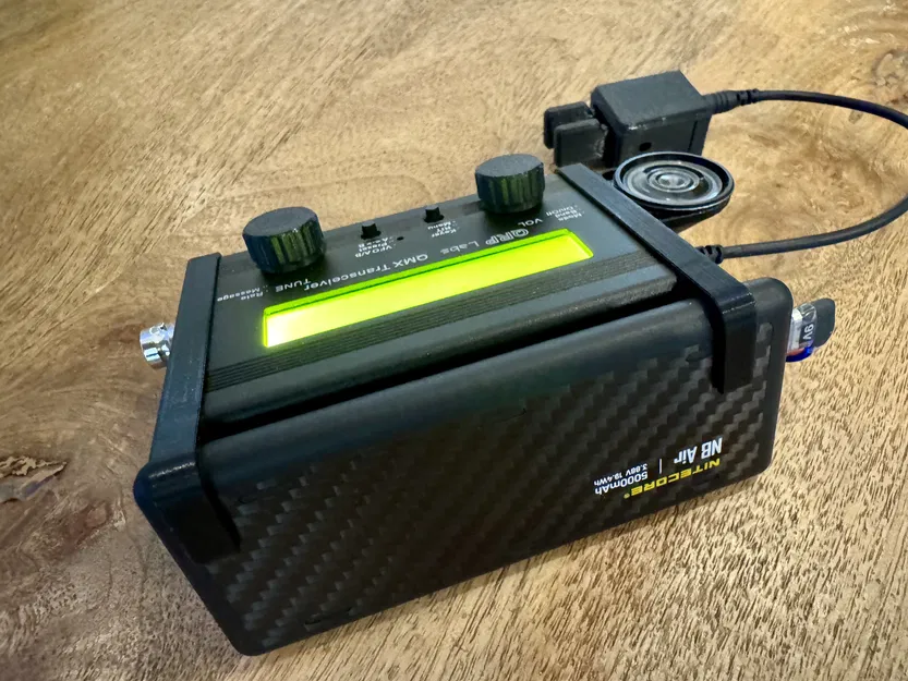 Bộ kẹp chân đế QMX dùng với pin dự phòng Nitecore NB5000 Air - VE7ZAX - Image 2