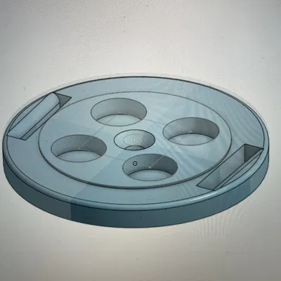 Đế nam châm thay thế cho đèn NaviSafe Navilight 360 độ (Tự in 3D)