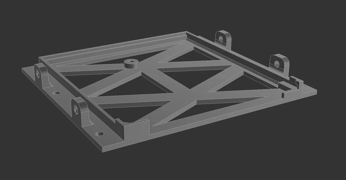 Đế gắn Desktop BlueSCSI V2 (2023.10a) - File thiết kế STEP tùy chỉnh - Image 1