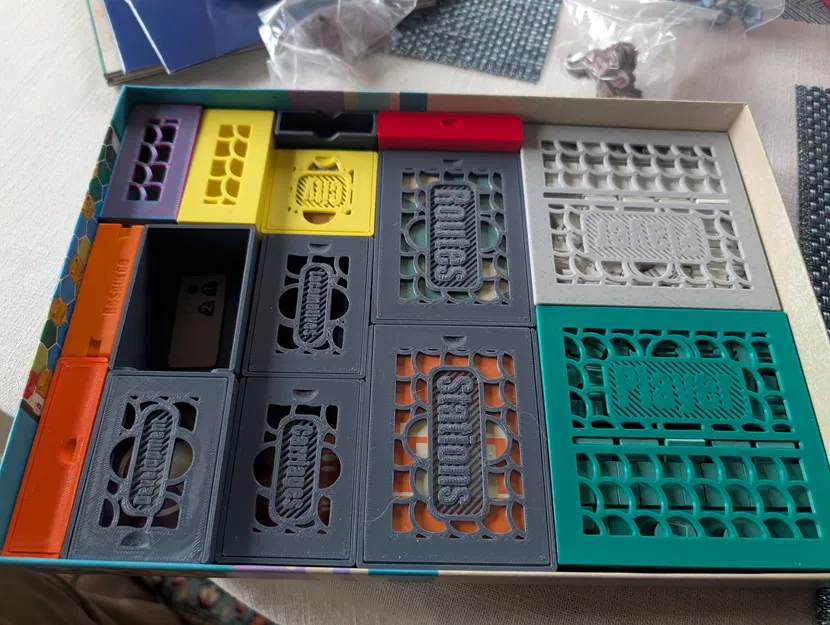 Khay đựng linh kiện (Insert) cho board game Railway Boom - Image 3