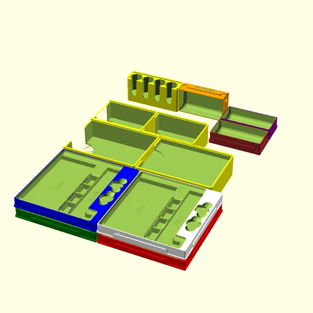 Khay đựng linh kiện (Insert) cho board game Railway Boom - Image 7