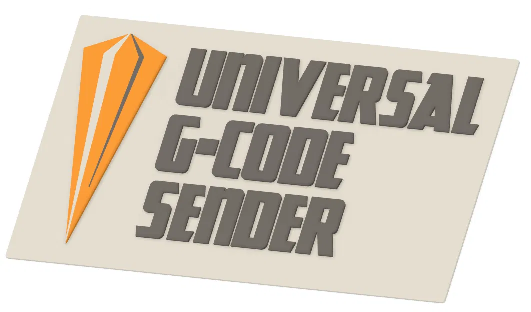 Bảng logo Universal G-code Sender trang trí CNC siêu đẹp - Image 1