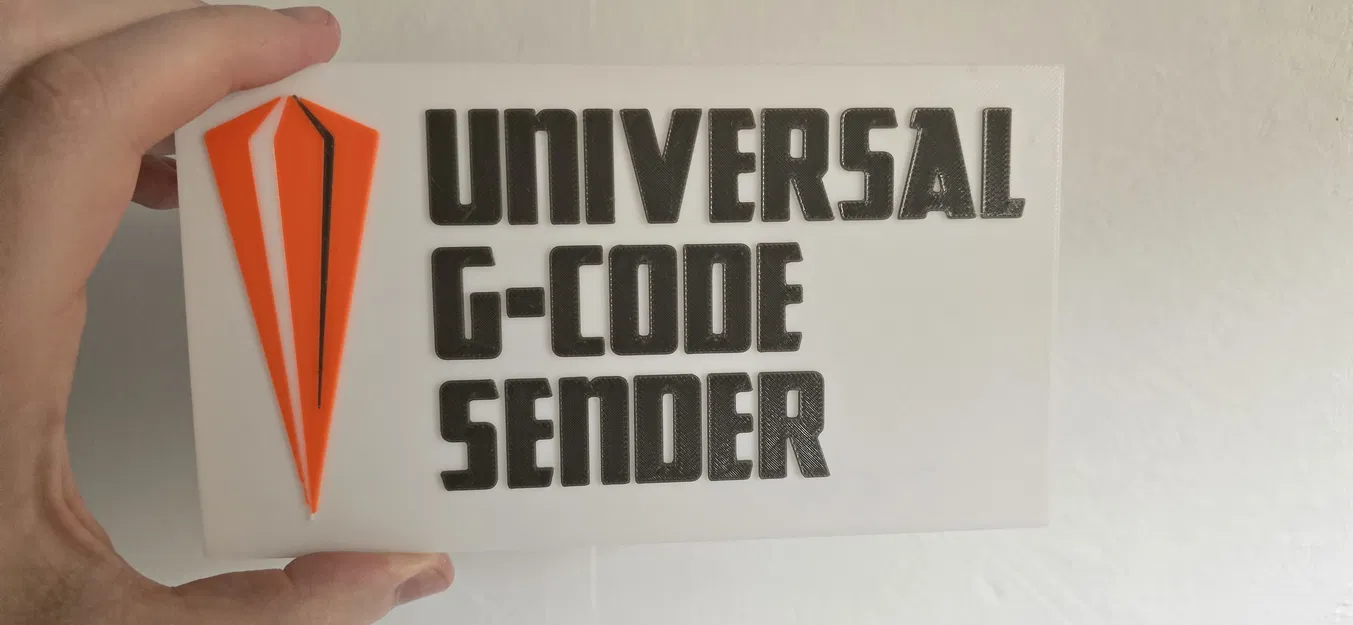 Bảng logo Universal G-code Sender trang trí CNC siêu đẹp - Image 2