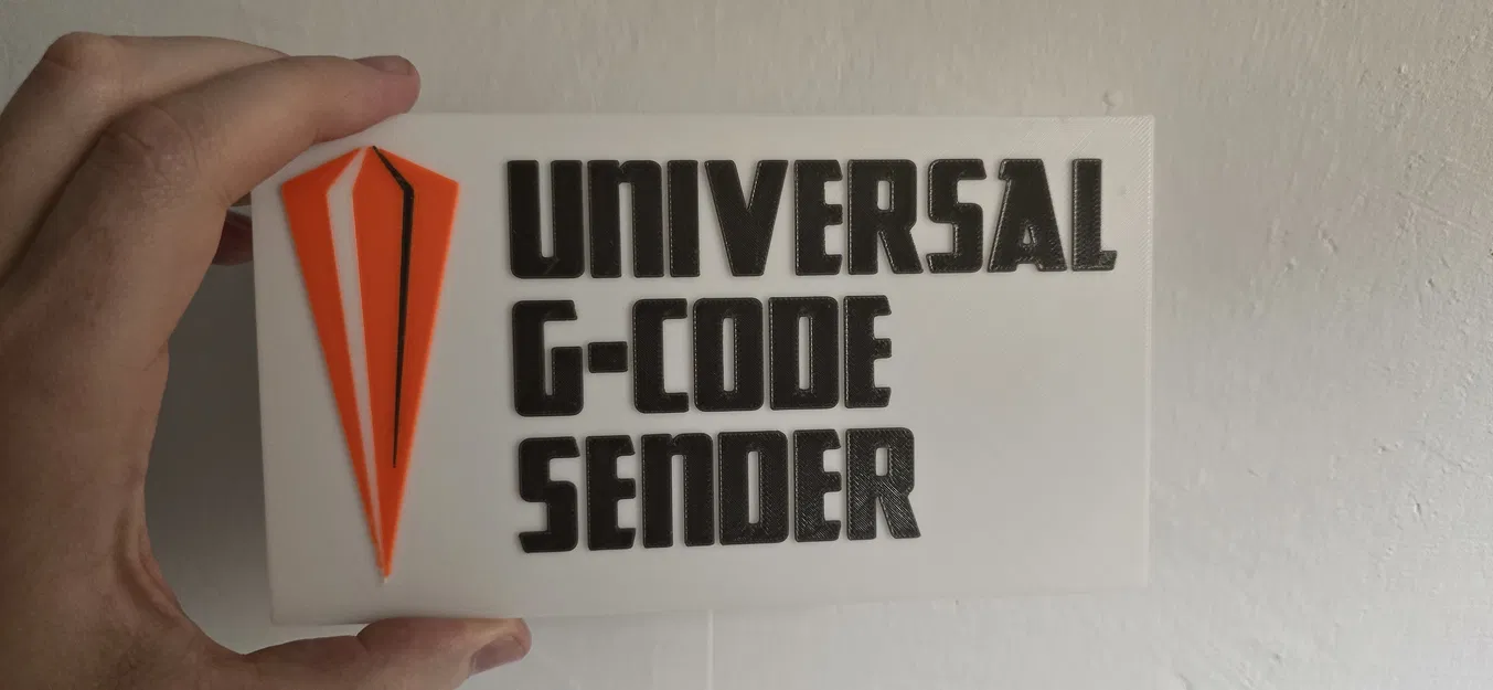 Bảng logo Universal G-code Sender trang trí CNC siêu đẹp - Image 3