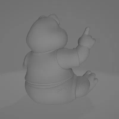 Mô hình 3D Baby Sinclair (Dinosaur Family) độc đáo để trang trí