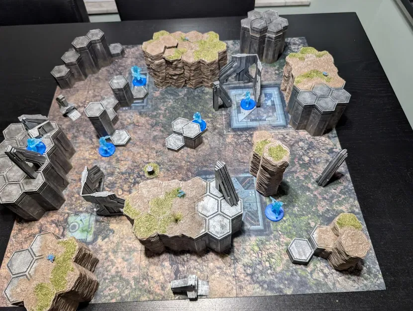 Địa hình lục giác semi-modular cho game Ringworld Skirmish - Image 1