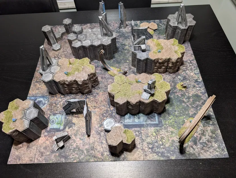 Địa hình lục giác semi-modular cho game Ringworld Skirmish - Image 3