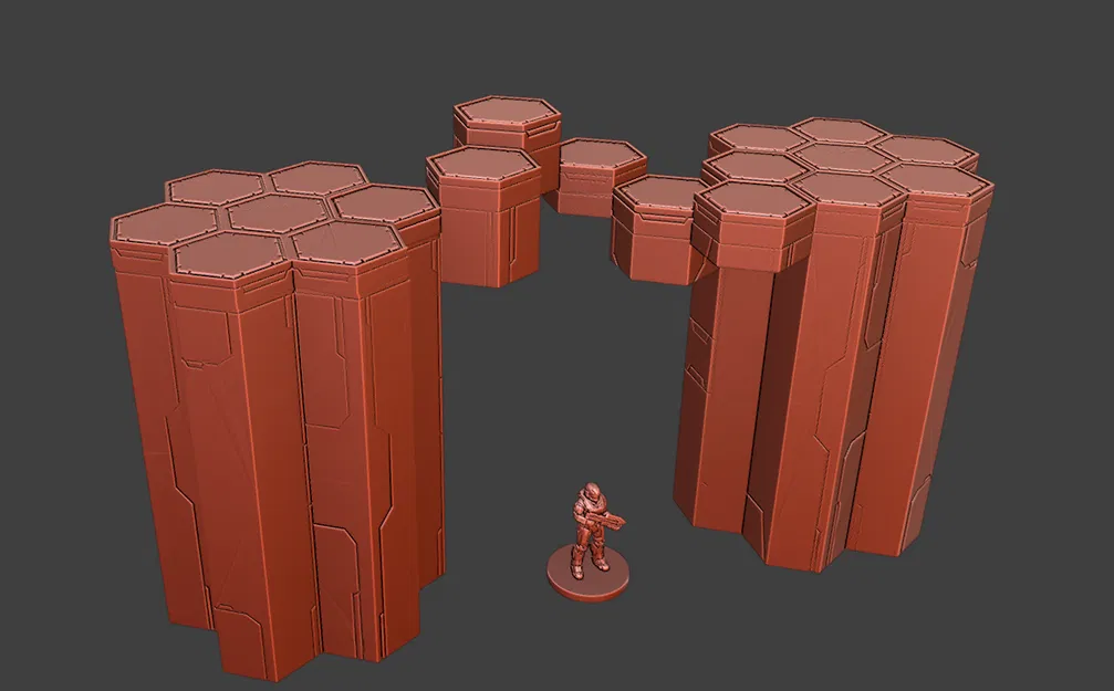 Địa hình lục giác semi-modular cho game Ringworld Skirmish - Image 5