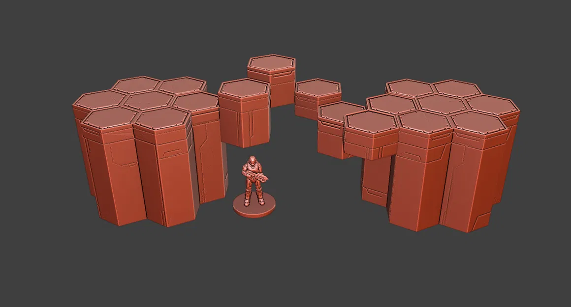 Địa hình lục giác semi-modular cho game Ringworld Skirmish - Image 6
