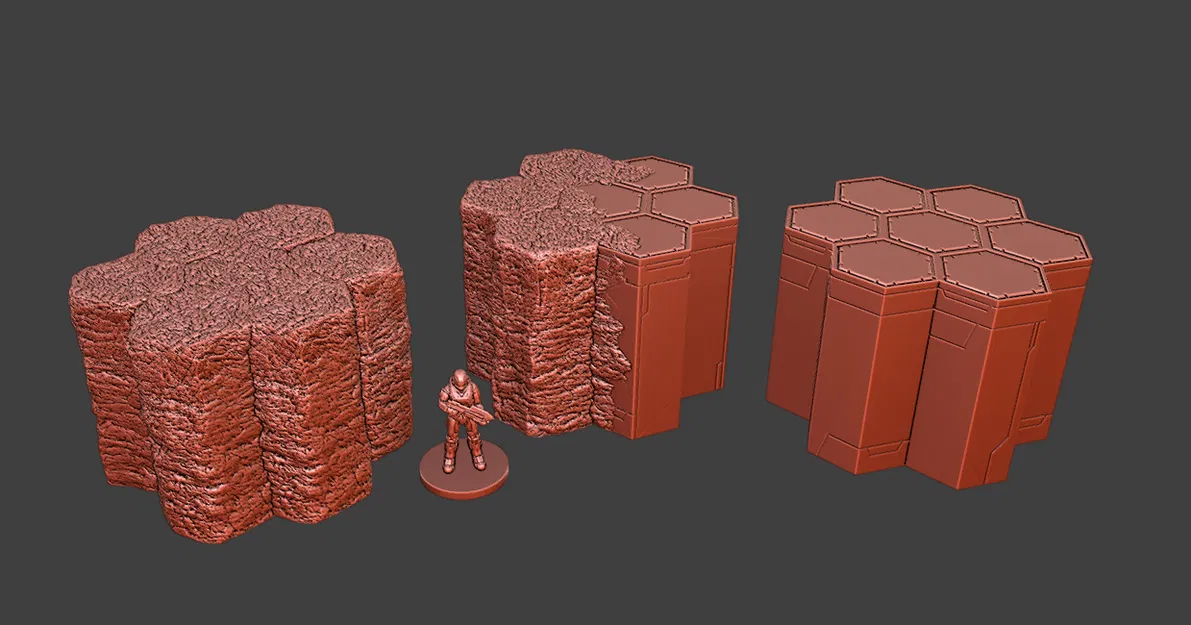 Địa hình lục giác semi-modular cho game Ringworld Skirmish - Image 7