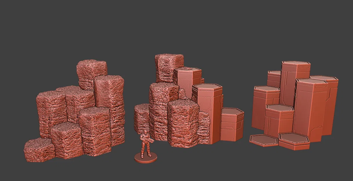 Địa hình lục giác semi-modular cho game Ringworld Skirmish - Image 8