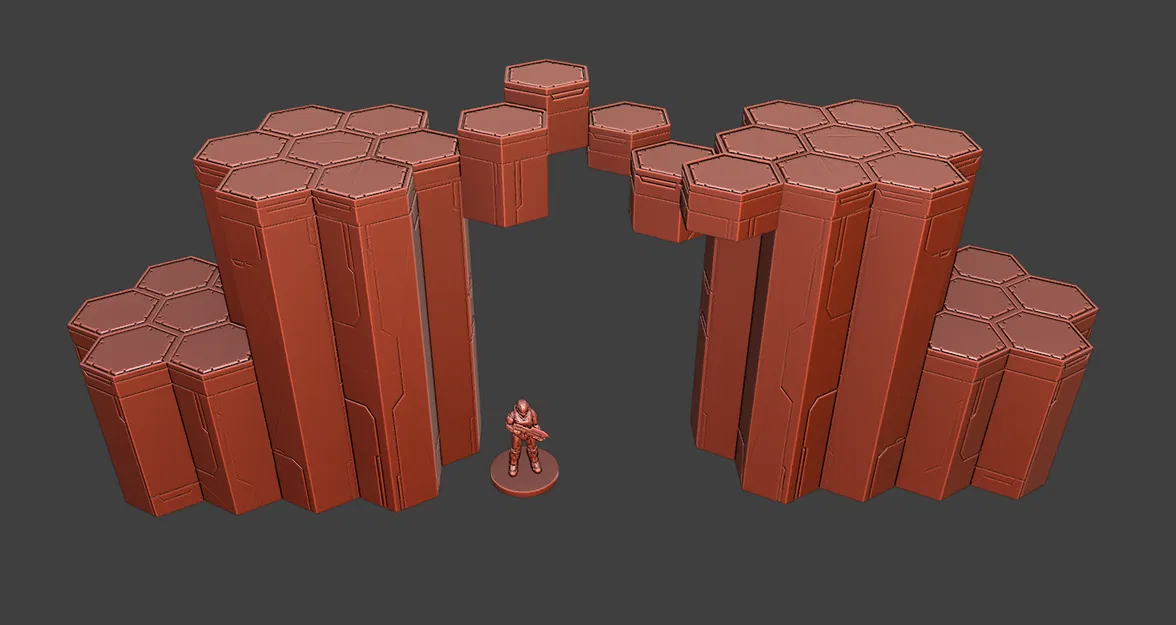 Địa hình lục giác semi-modular cho game Ringworld Skirmish - Image 15