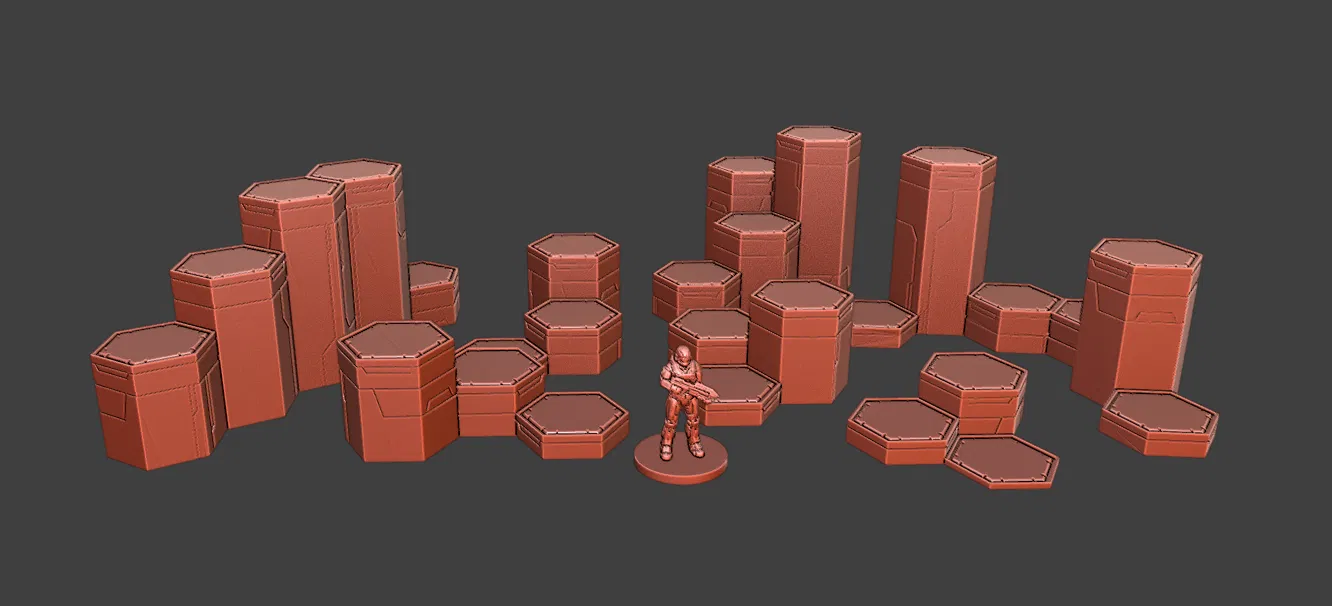 Địa hình lục giác semi-modular cho game Ringworld Skirmish - Image 24